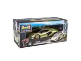 Revell Control I RC Scale Car Lamborghini Sián I Maßstab 1:24 I 2.4 GHz Fernsteuerung I LED-Frontbeleuchtung I Geschwindigkeit 10 km/h I Länge 205 mm I Ab 8 Jahren