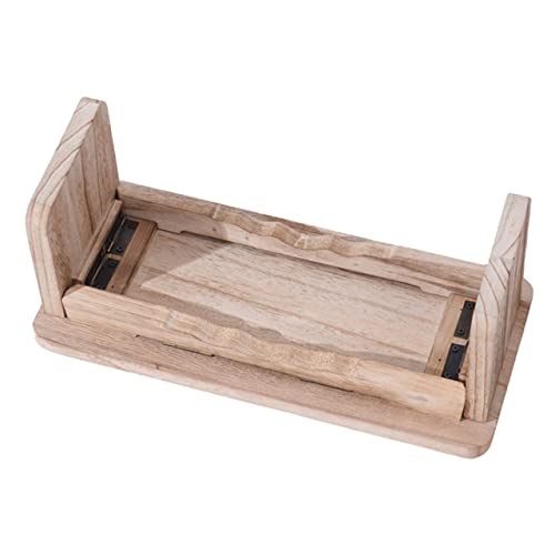 MILISTEN Buddha Kniender Hocker Meditationshocker Aus Holz Buddhistischer Hocker Tragbare Holzhocker Meditationshocker Zen Holzhocker Holzhocker Für Meditation Holzhocker Kleiner