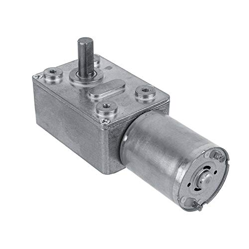 DC 12V Motor mit Getriebe Reversibles Schneckengetriebe Mit Hohem Drehmoment Dc-motor Getriebemotor Gesamtmetall 5/6/20/40/62 (rpm)(40rpm)