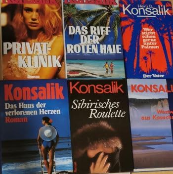 Privat-Klinik / Das Riff der roten Haie / Wer stirbt schon gerne unter Palmen/ Das Haus der verlorenen Herzen / Sibirisches Roulette / Westwind aus Kasachstan.