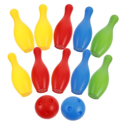 Supvox 1 Satz Satz Bowlingkugel Rasen-Bowling Partyspiele Für Kleinkinder Bowlingzubehör Bowling-Party Kegeln Mini-Bowling Partyspiele Für Bowling-pins Sport