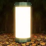 Glocusent Survival Campinglampe,106LED mit 5 Helligkeitsstufen,bis zu 1200 Lumen,3 Modi & SOS,Wiederaufladbar für 80 Stunden,IP68 Wasserdicht, Notlampe für Blackout,Hurrikan,Wandern