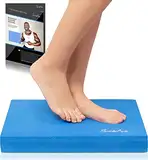 SportyAnis® Balance-Pad inkl. Übungsheft - Innovatives Balance-Kissen zur Stärkung der Tiefenmuskulatur und Steigerung von Balance, Stabilität und Gleichgewicht (XXL Blau)