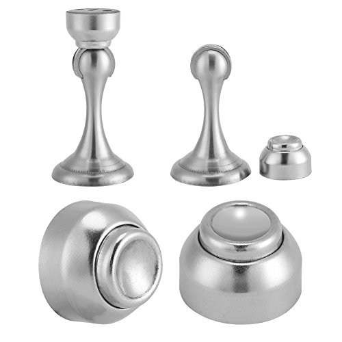 Innenstahlstahlstopperhalter in Innenstahl, Magnetischer Fang für Zimmerbüro, 2 Packung