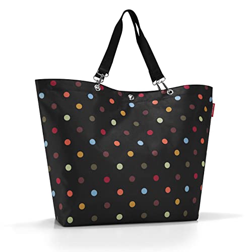 reisenthel shopper M in Dots – Geräumige Shopping Bag und edle Handtasche in einem – Aus wasserabweisendem Material