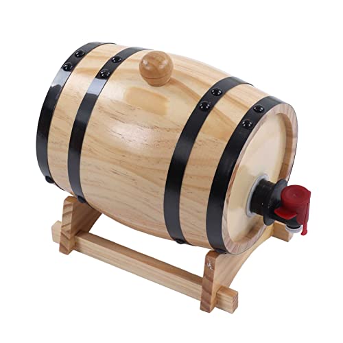 Weinfässer aus Eichenholz, Selbstgebraute Weinfässer aus Eichenholz, Bierfässer aus Holz für Bar, Gastronomie, Grillgeschäft, Ingenuity Craftsmanship (1L)