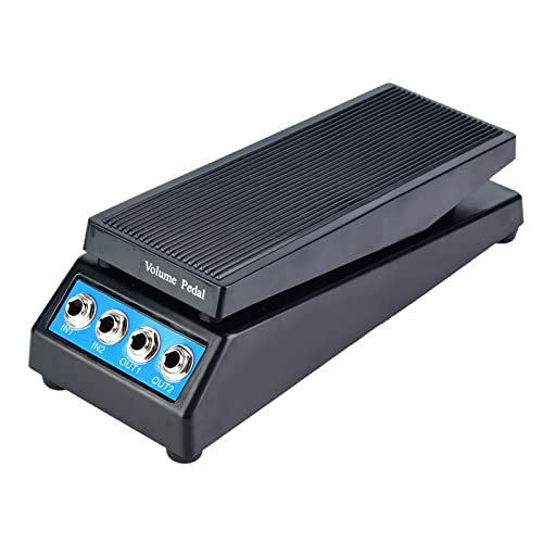 Gitarren-Lautstärke-Pedal Daphon DF1511A Gitarren-Stereo-Lautstärke-Pedal DJ mit Amplituden-Einstellknopf Präzise Lautstärkeregelung mit zwei Ein- und Ausgängen