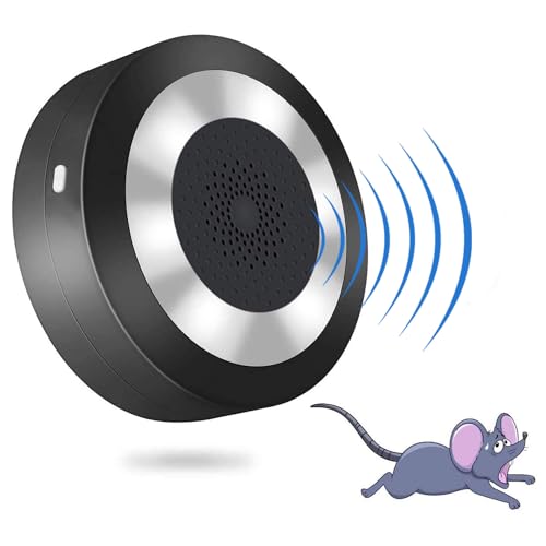 Maus Vertreiber Ultraschall + Elektromagnetische Mäuseabwehr Indoor Elektronischer Plug-in Rattenabwehr gegen Mäuse Anti-Schädlingsgerät mit großer Reichweite, Ideal gegen Mäuse