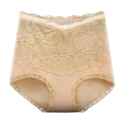 Unterwäsche Für Damen Für Frauen Spitze Sexy Plus Größe Butt Lift Nahtlose Slips Sexy Dessous - Sexy Dessous Online Kaufen(Beige,XXL)