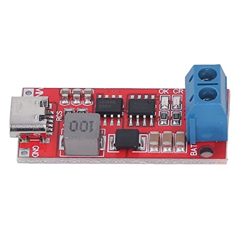 Lithium-Batterie-Lademodul, Hochgradig Anpassungsfähiger Unterspannungsschutz, Automatische Aufladung der Lithium-Batterie-Platine, Boost 4S DC3–6 V auf 16,8 V für 18650 (4A)