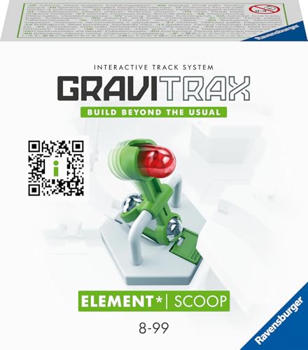 Ravensburger GraviTrax Element Scoop 22418 - GraviTrax Erweiterung für Deine Kugelbahn - Murmelbahn und Konstruktionsspielzeug ab 8 Jahren, GraviTrax Zubehör kombinierbar mit Allen Produkten