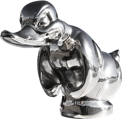 LATRAT Angry Duck Kühlerfigur, Wütende Ente, Auto Motorhaube Ornament, für Autodekorationen und Raumdekoration