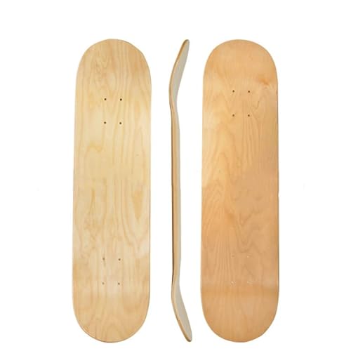 bimiti 2 Stück DIY Blank Skateboard Deck, 7-lagigem Ahorn-Deck konkaves Skateboard, für Kinder,Erwachsene, Mädchen, Jungen, Anfänger und Profis