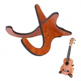 Cerioll Ukulele Ständer, Tragbare Holz Ukulele Halter, Ukulelenständer Holz, Ständer Für Ukulele Aus Holz, Ukulele Ständer Holz, Ukulele Halter Holzklapp, Für Violine Und Gitarrenständer