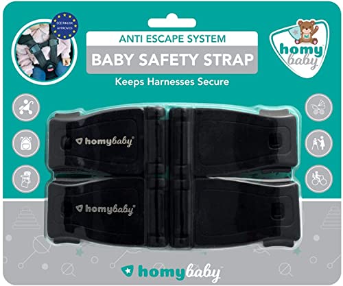 HOMYBABY® Gurtsammler kindersitz - Gurtverlängerung Kindersitz - Abschnallschutz kinder auto - Gurtschloss Verlängerungen - Strap stop sicherheitsgurt auto - Beltlock stop kinder - Gurtwächter (x2)