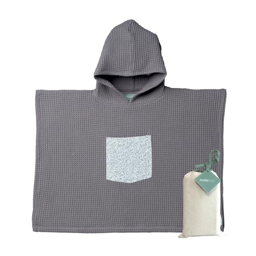 molis&co. Badeponcho für Kinder von 3-4 Jahren. Ines II. Kapuzen-Strandtuch. Leichter und kompakter Bademantel für Kinder. (OEKO-TEX 100).