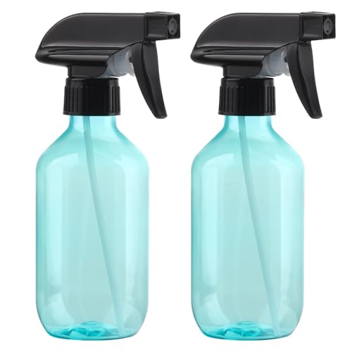 D Dymoece Kunststoff Zerstäuber Sprühflaschen,2 Stücke 300ml Nachfüllbar Wasser Sprühflaschen für Pflanzen,Garten,Haustier-Reinigung,Friseur,Autopflege Trigger-Leere Sprühflaschen