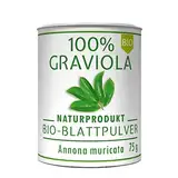 100% BIO Graviola Blattpulver 75gr Naturrein ohne Pestizide und Zusätze. Direkt vom deutschen Hersteller Graviola.de