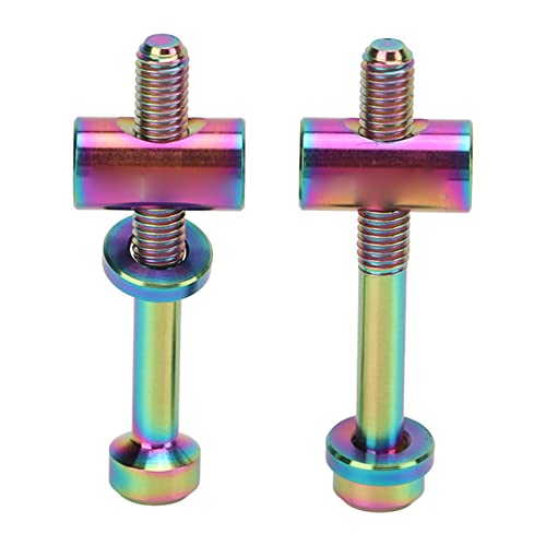 Gavigain 2Pcs M5 X 40mm Fahrrad Sattelstütze Schraube, Alloy Fahrrad Sattelstütze Befestigungsschraube, Fahrrad DIY Ersatzteile (bunt)