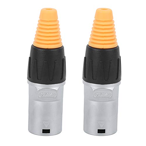 2 Stück, Wasserdichter Stecker, EL-RJ-A Verbindungsstecker, RJ45 Flachstecker, Wasserdichter Stecker