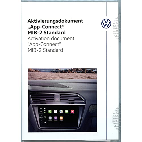 Volkswagen 5G0054830A Aktivierungsdokument App-Connect MirrorLink Apple CarPlay Android Auto PKW *** Nachrüstbarkeit vorab am Diagnosetester in Fachwerkstatt prüfen! ***