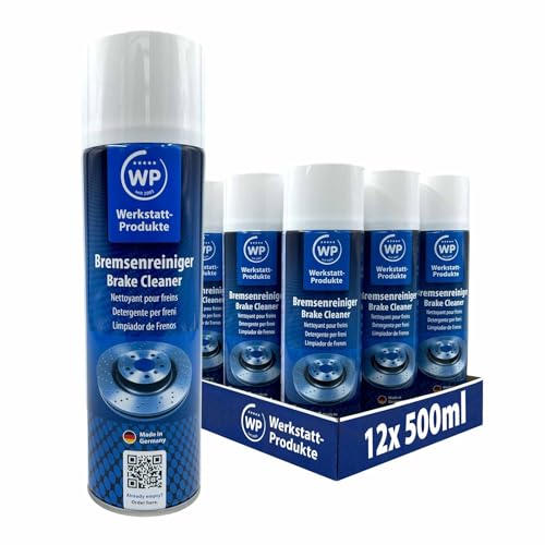 MW 12x Dosen WP Bremsenreiniger 500 ml original von Werkstatt-Produkte Sprüht 360° in jeder Lage