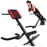 Hop-Sport Rückentrainer Hyperextension 45° Bauchtrainer HS-1018 Fitnessgerät für Zuhause