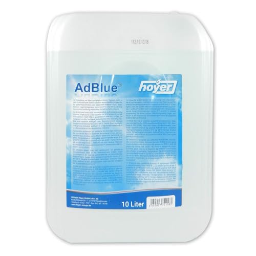 Hoyer AdBlue Hochreine SCR Harnstofflösung ISO 22241, 10 Liter