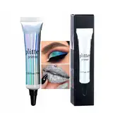 KARLOR Glitzer-Primer für Augen Lippen Gesicht Glitter Primer Lidschatten Primer Eyeshadow Glitter Primer Pre-makeup Milchcreme Textur Mutilfunktional Glitzer Pailetten Primer for Lips Eyes Face