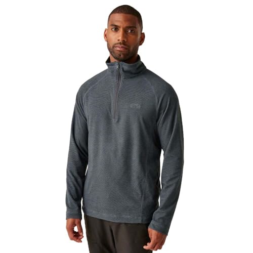Regatta Great Outdoors Herren Montes Fleece-Pullover (2XL) (Sturmwetter/Schwarz)