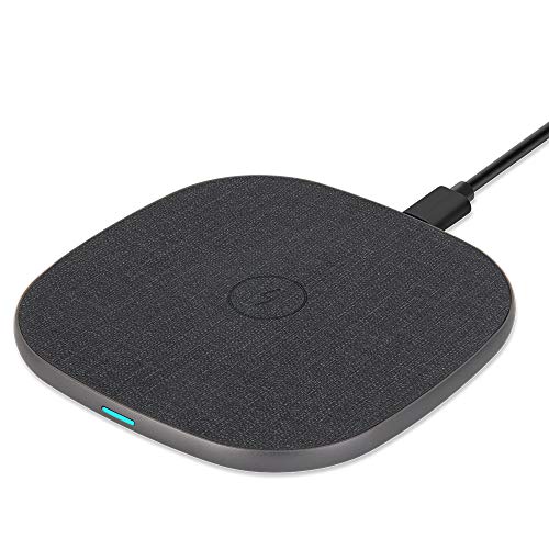 Evershop Fast Wireless Charger, Induktive Ladestation Kabelloses Laden für iPhone 15 13 12 11 14/Pro/XS/X/8/8 Plus, Fast Qi Ladestation für Samsung Galaxy S23/S22/S21/S10/Note 9/8,Huawei P30/60 Pro