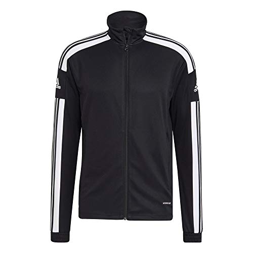 adidas Men's Squadra 21 Training Track Top Sweatshirt, Black/White, L