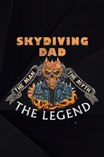 Archery Training Book - Mens Skydiving Dad The Man The Myth The Legend Skydive Skydiver Family: Log Book, Tracker, Chart, Diary, Record Book for ... Gift for Archer, Archery Lovers,Daily Journal
