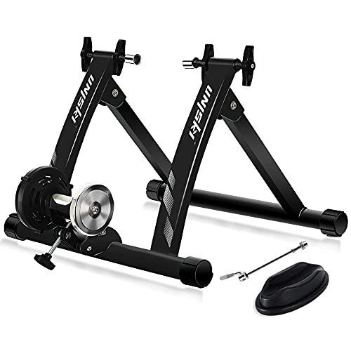 UNISKY Turbo Trainer Fahrradtrainer Ständer Indoor Übung Magnetischer Fahrradtrainingsständer Schnellspanner Reitständer für Mountain- & Rennrad