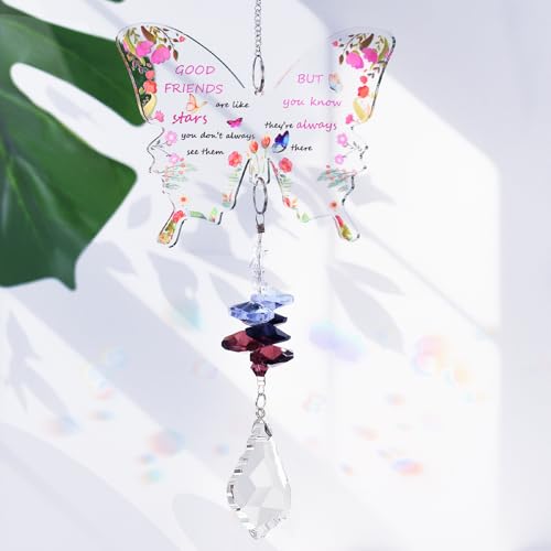Surplex Geschenke für Frauen, Kristall Sonnenfänger Spirituelle Geburtstagsgeschenk für Frauen Frau Beste Freundin, Weihnachten, Jahrestag, Abschlussgeschenke