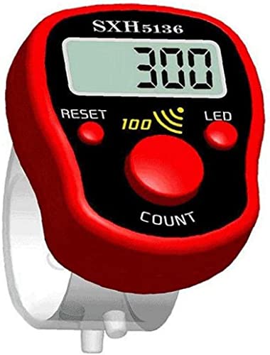 jiele 1pc Mini-LCD-elektrische Digital Display Finger Zähler Licht Für Nähen Stricken Weben Sport Zufällige Farbe