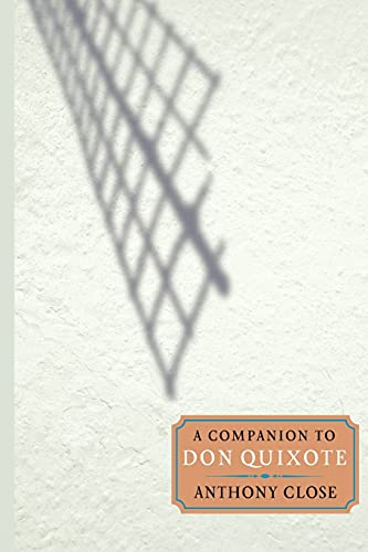 A Companion to Don Quixote (Serie A: Monografias, 262, Band 262)