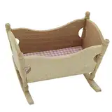 JOINPAYA 1stück Miniatur Möbelausstattung Für Puppenhaus Holz-kinderkrippe Niedliches Miniaturspielzeug Für Kreatives Spielen Für Gestaltung Von Babyzimmern Liebevoll Gefertigt Aus