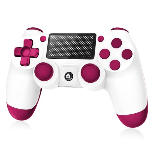 Wireless Controller für PS4, Drahtloser Controller für PS4, mit Vibration, Audio-Buchsen, sechs Achsen, Touchpanel, für PS4/Slim/Pro