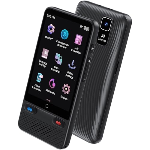Sprachübersetzer AI, S85 Übersetzungsgerät, Gleichzeitiger Übersetzer mit Offline und Online Nutzung, 138 Sprachen Online /19 Offline(Offline Deutsch), Fotounterstützte Übersetzung 5 Megapixel