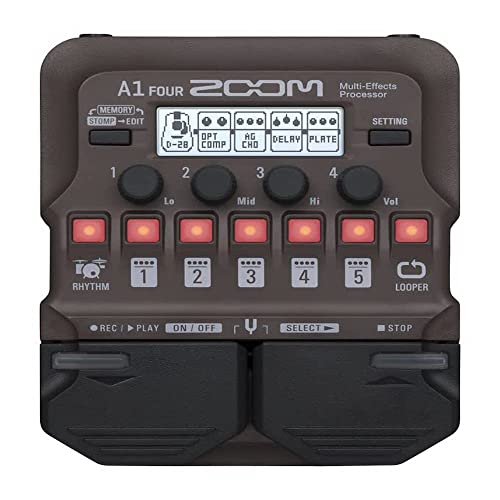 Zoom A1 FOUR Acoustic Guitar Multi-Effects Pedal