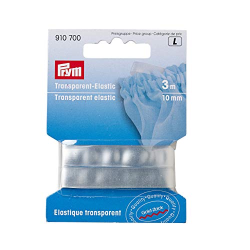 Prym Transparent-Elastic 10 mm, 100% PUR