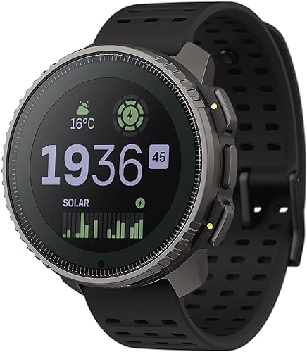 SUUNTO Vertical Abenteuer Uhr - GPS Smartwatch, Mit Solarladung Akkulaufzeit bis zu 65 Tagen, Militärgeprüftes Gehäuse, 100m Wasserdichtigkeit, Hergestellt in Finland mit 100% Erneuerbaren Energien