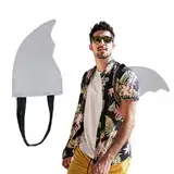 Goiern Hai Kostüm, Haiflosse, Graues Haikostüm, Fisch Kostüm, Einfache zu tragende Hai Accessoires, Haiflosse Kostüm für Erwachsene, Cosplay