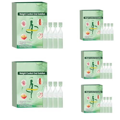 Stdei GLP-1 Abnehmen Tropfen, GLP-1 Orale Flüssigkeit, Slimming Drops zum Trinken, Schlankheitstropfen zum Einnehmen, GLP 1 Tropfen Weight Loss, Abnehmen Schnell Fettverbrenner, Fatburner, 5 Pc