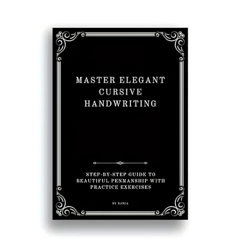 Uclac Handschrift-Übungsblätter Grundlagen, Handschriftübungen für Erwachsene, Schreibarbeitsbuch mit kursiven Alphabet-Anleitungen, verbessert Handschrift- und Schriftfähigkeiten für alle