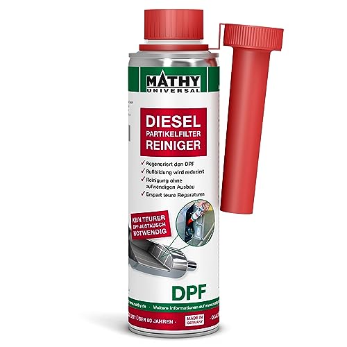 MATHY-DPF Partikelfilter Reiniger Diesel - DPF Reiniger - Diesel Systemreiniger für Dieselmotoren - Diesel Additiv, 300 ml