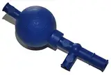 KOKOTT PELEUSBALL Pipettierball ca 10 ml klein Naturkautschuk (universal - 100ml Pipetten, blau)