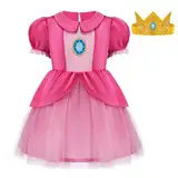 Spooktacular Creations Halloween Baby Rosa Kleid Kostüm für Mädchen, Prinzessin Kostüm für Kleinkindermädchen, Prinzessin Tüllkleid für Halloween Kostüm Cosplay Partys