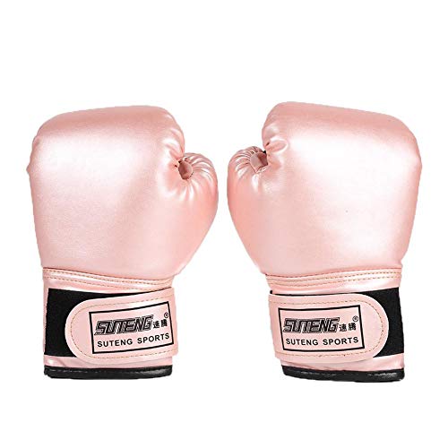 Domybest Boxhandschuhe für Kinder aus atmungsaktivem PU-Leder, MMA, Muay Thai, Karate, Kampf-Zubehör, stoßfest, für Training